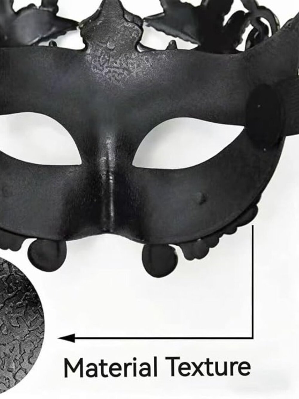 Masquerade Gold Mask - Picture 5 of 6